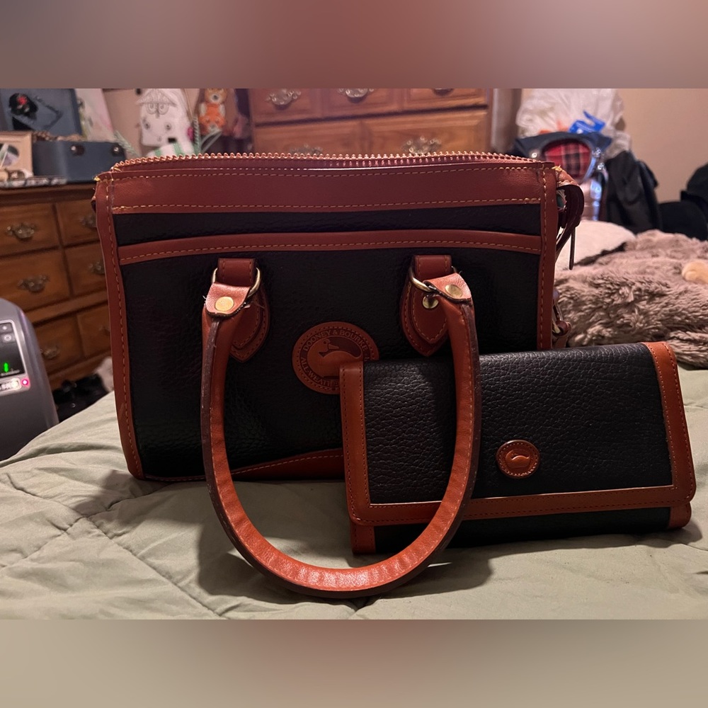 Black Dooney and Burke Purse and Wallet